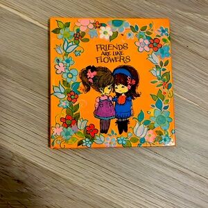 1968 friend book friends are like flowers book Preowned